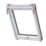 Keylite  Manual Top-Hung Grey & White Timber Roof Window Clear 780mm x 980mm