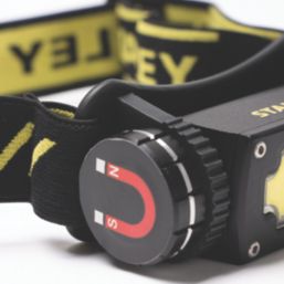 Stanley   LED Head Torch with Magnet Black & Yellow 300lm