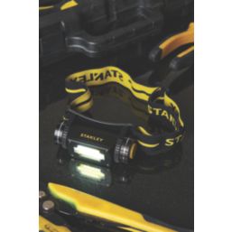 Stanley   LED Head Torch with Magnet Black & Yellow 300lm