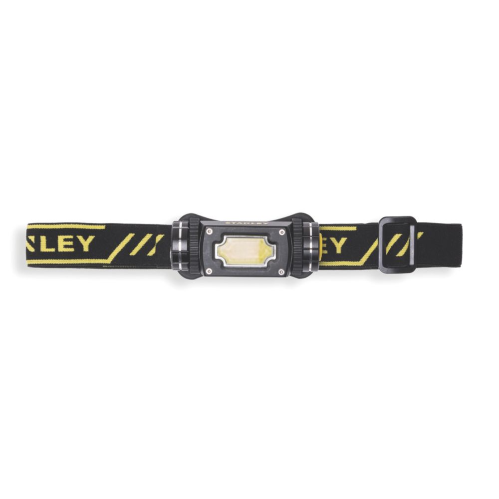 Stanley LED Head Torch with Black & Yellow 300lm Screwfix