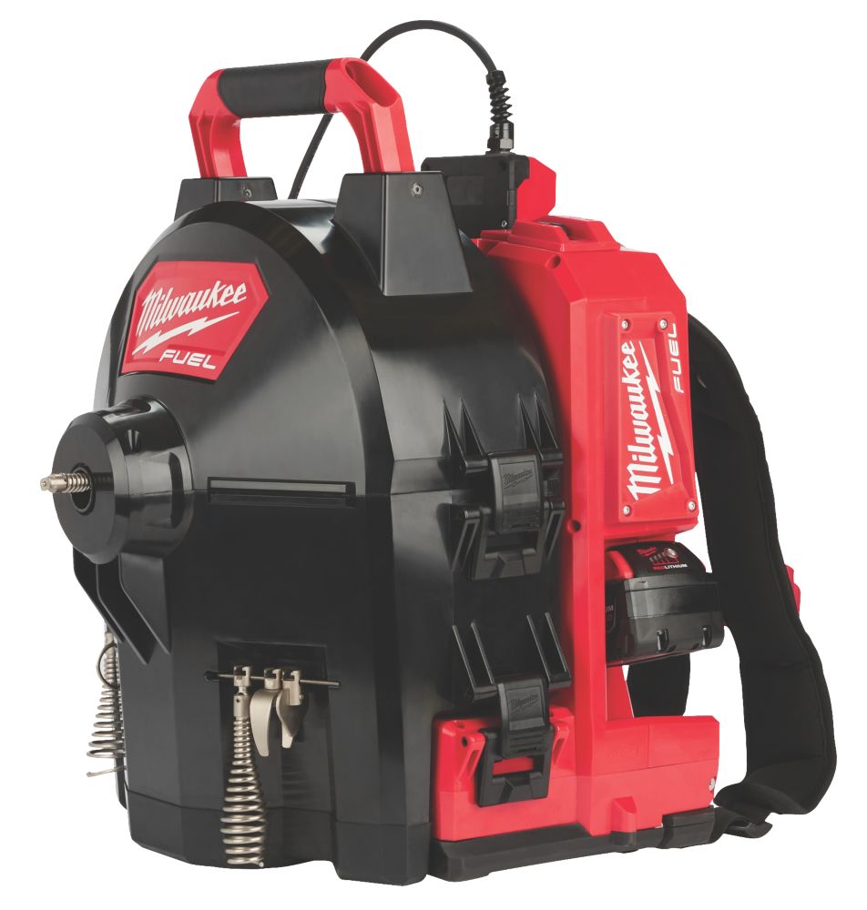 Refurb Milwaukee M18 FFSDC10-0 FUEL 18V Li-Ion RedLithium 15m Brushless Cordless Freestanding Drain Cleaner - Bare