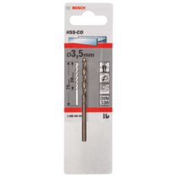 Bosch Twist Cobalt Straight Shank Metal Drill Bit 3.5mm x 70mm