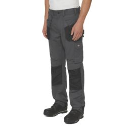 Dickies  Multi Pocket Utility Work Trousers Charcoal 30" W 32" L