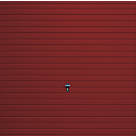 Gliderol Horizontal 8' x 7' Non-Insulated Framed Steel Up & Over Garage Door Ruby Red