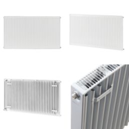 Flomasta 700mm x 1200mm 4440BTU White Type 11 Convector Radiator