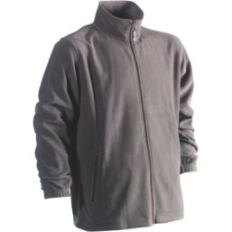 Herock Darius Fleece Jacket Grey Large 47" Chest