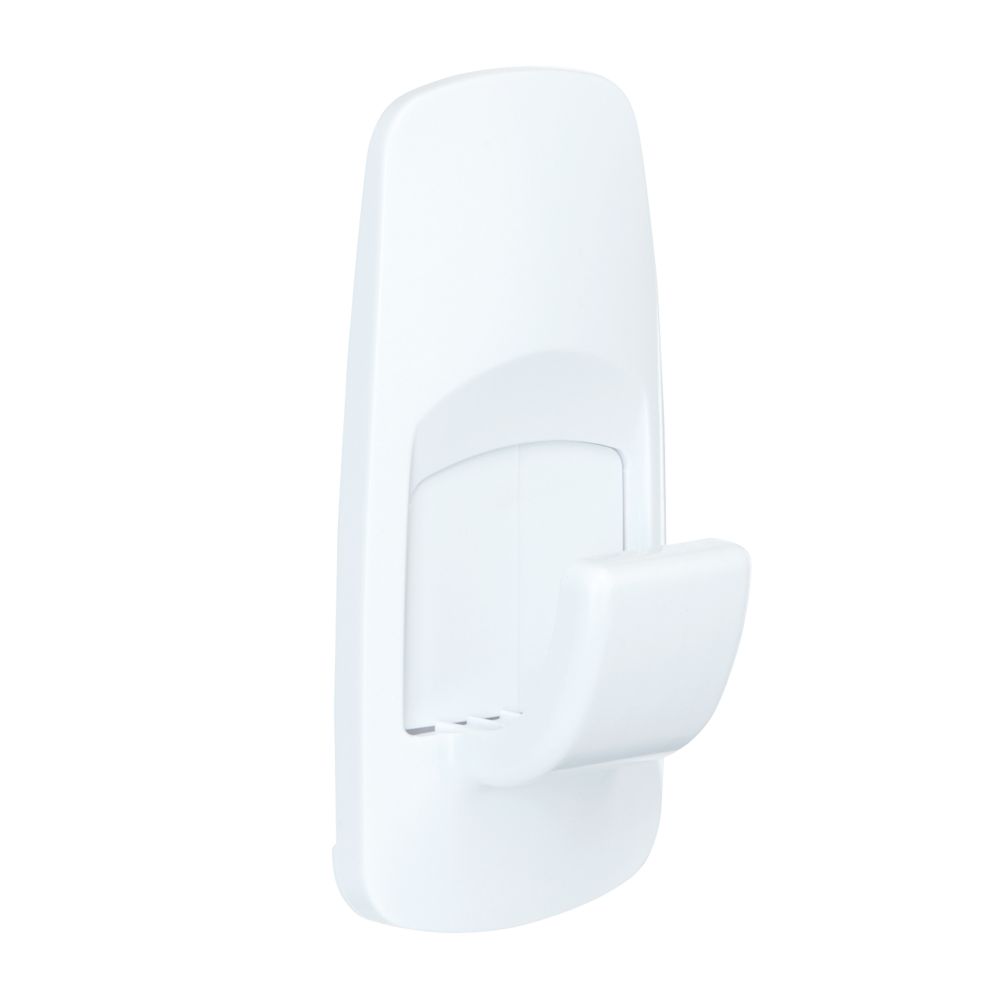 Command White Self-Adhesive Jumbo Hook - Screwfix