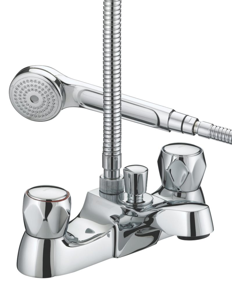 Bristan Club DeckMounted Bath/Shower Mixer Chrome Screwfix