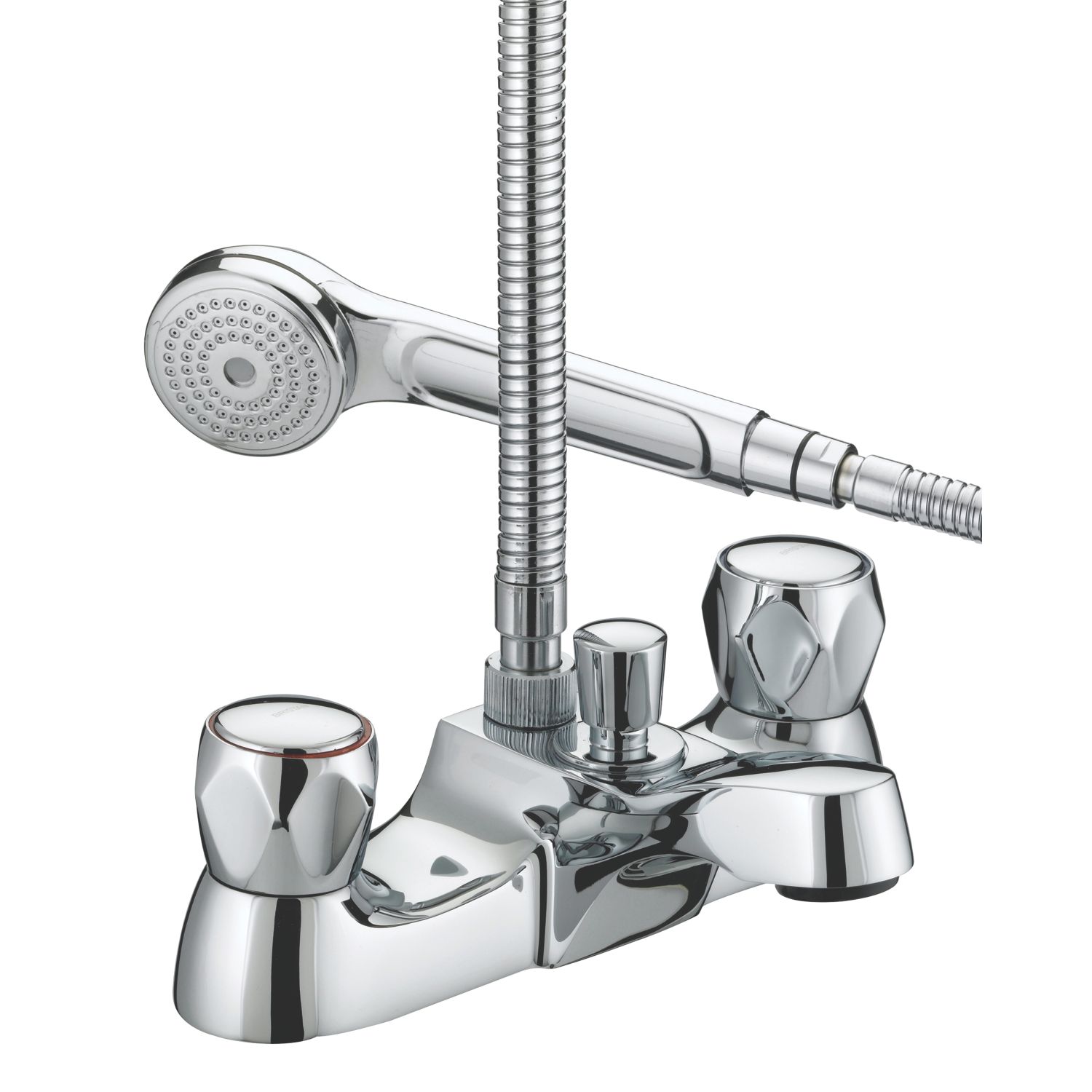 Bristan Club Deck Mounted Bath/Shower Mixer Chrome (598JE)