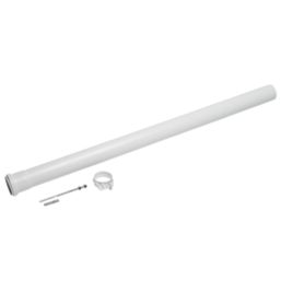 Vaillant  Flue Extension White 80mm x 1000mm