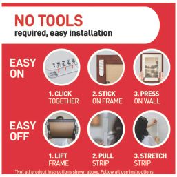 Command Self-Adhesive Picture Hanging Strips Large/Extra Large 12 Pack