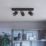 Eglo Cartagena LED 3-Light Spotlight Black & Brown 4.5W 345lm