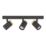 Eglo Cartagena LED 3-Light Spotlight Black & Brown 4.5W 345lm