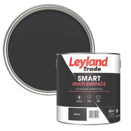 Leyland Trade 2.5Ltr Black Eggshell Emulsion Multi Surface Paint