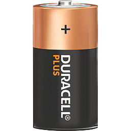 Duracell Plus C Alkaline Batteries 4 Pack