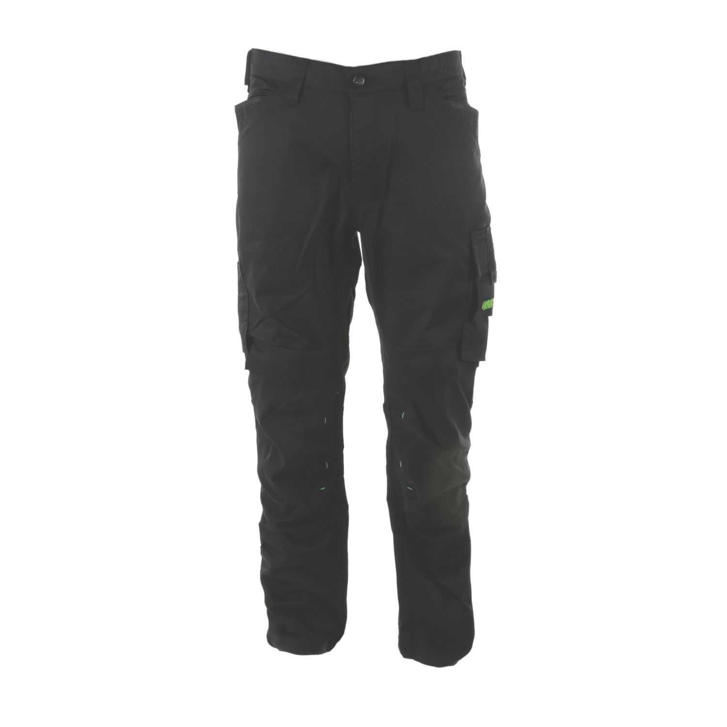 Apache Bancroft Work Trousers Black/Grey 32" W 31" L (598RX)