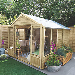 Forest Oakley 8' x 9' 6" (Nominal) Apex Timber Summerhouse