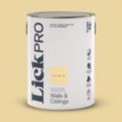 LickPro  5Ltr Yellow 07 Vinyl Matt Emulsion  Paint