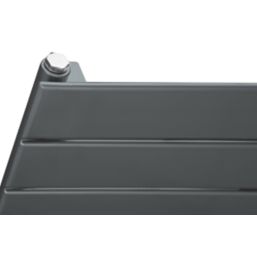 Ximax Oceanus 670mm x 1800mm 4311BTU Anthracite Horizontal Designer Radiator