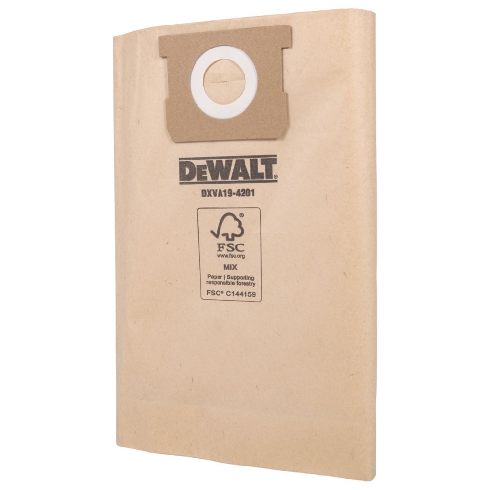 DeWalt DXV23PTA 23L Wet & Dry Vacuum Cleaner with Power Tool Take Off Dust Bags 23-38L