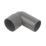 FloPlast  Conversion Bends 90° Grey 32mm 5 Pack