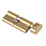 Yale Fire Rated 1 Star 6-Pin Euro Cylinder Thumbturn Lock 35-35 (70mm) Polished Brass