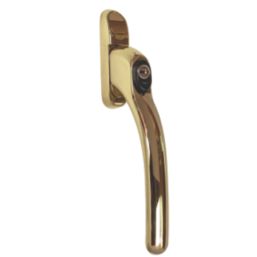 Fab & Fix Left or Right-Handed Inline Connoisseur Espagnolette Window Handle Polished Gold