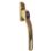 Fab & Fix Left or Right-Handed Inline Connoisseur Espagnolette Window Handle Polished Gold