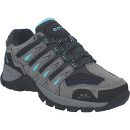 Hi-Tec Corzo Low Size 8 Womens Grey Waterproof  Non Safety Work Boots