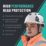 JSP EVO ALTA Baseworker Safety Helmet with Chinstrap Hi-Vis Yellow