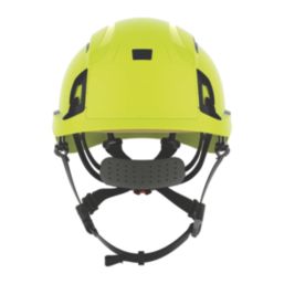 JSP EVO ALTA Baseworker Safety Helmet with Chinstrap Hi-Vis Yellow
