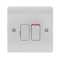 Crabtree Instinct 13A Switched Fused Spur with LED White
