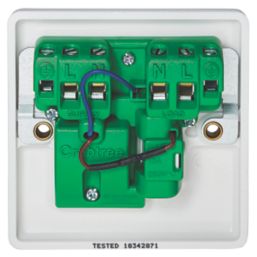 Crabtree Instinct 13A Switched Fused Spur with LED White