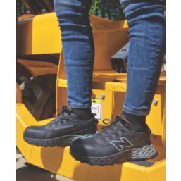 New Balance Cremorne Size 4 Womens Black / Grey  Water-Resistant  Safety Trainers