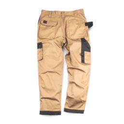 Scruffs Worker Plus Holster Pocket Trouser Stone 36" W 32" L