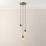 Quay Design Cable Set 3-Light Pendant Satin Pewter
