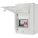 British General Fortress 5-Module 3-Way Part-Populated High Integrity Garage Consumer Unit