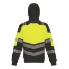 Regatta Hi-Vis X-Pro Overhead Hoodie Black/Yellow Small 38" Chest