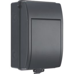 British General  IP65 Weatherproof Outdoor 5-Module 5-Way Part-Populated High Integrity EV Charger Consumer Unit with SPD