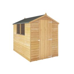 Mercia Value 5' x 7' (Nominal) Apex Overlap Timber Shed