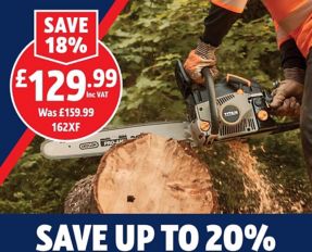 Save up to 20% On selected Outdoor & Gardening