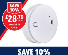 Save 10% On selected Aico Alarms