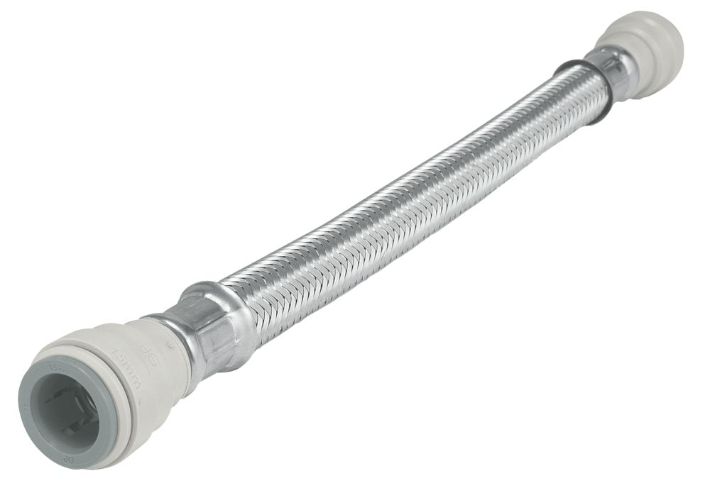 JG Speedfit Push-Fit Flexible Tap Connector Hoses 15mm x 3/4" x 1000mm