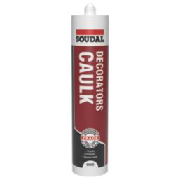 Soudal Acrylic Dispersion Decorators Caulk White 290ml