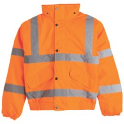 Pro RTX High Visibilty  Bomber Jacket Orange 3X Large 56" Chest