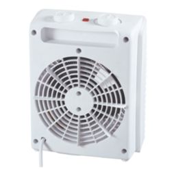 Nilaveli 2000W Electric Portable Fan Heater White