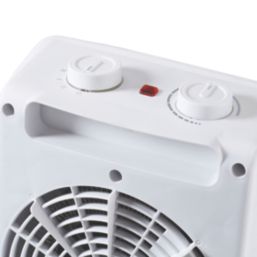 Nilaveli 2000W Electric Portable Fan Heater White
