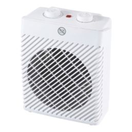 Nilaveli 2000W Electric Portable Fan Heater White