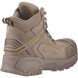 Amblers  Size 6.5 Womens Taupe Waterproof  Safety Boots