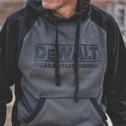 DeWalt Stratford Hooded Sweatshirt Black / Grey X Large 45-47" Chest